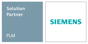 Siemens PLM Partner Emblem color horizontal for white background